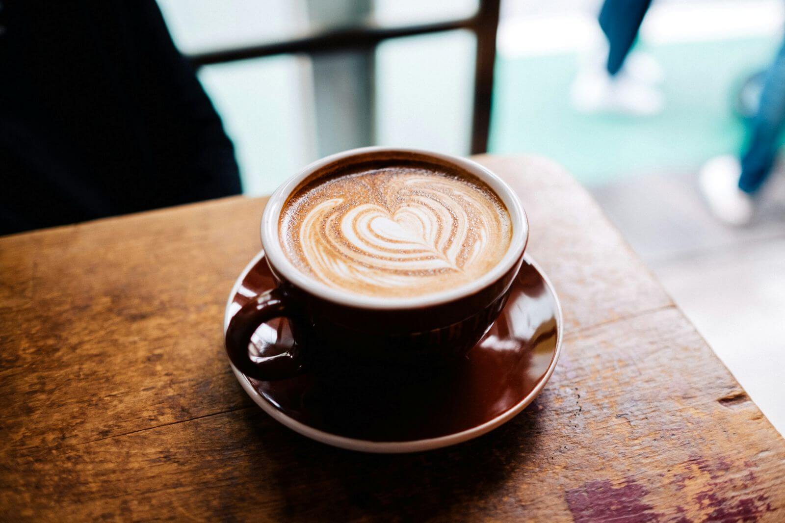 A perfectly poured espresso